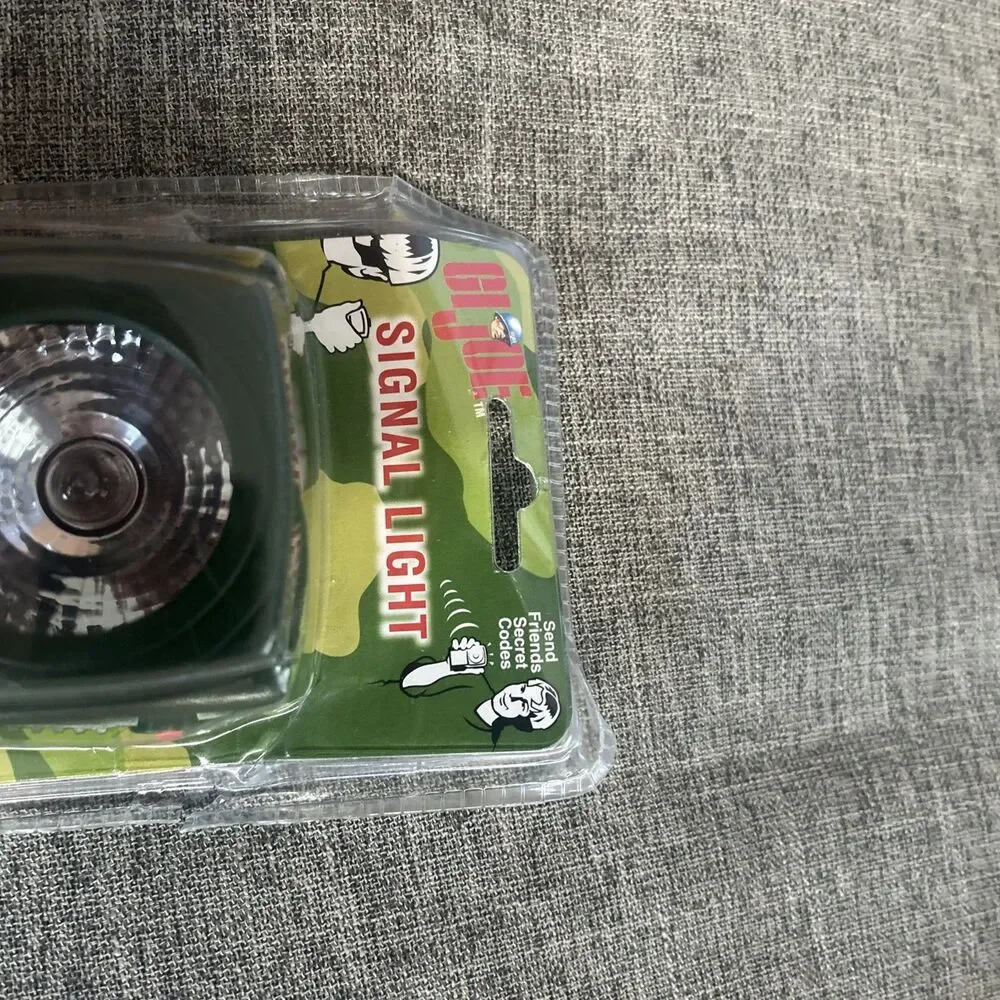 GI Joe Signal Light Vintage 1998 Hasbro Camouflage/ Green- Send Secret Codes